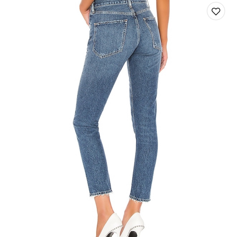 AGOLDE Jamie high rise classic: Color “blithe”